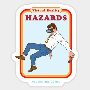 VR Hazards Sticker